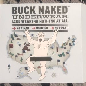 MEN’S BUCK NAKED BOXER BRIEFS
